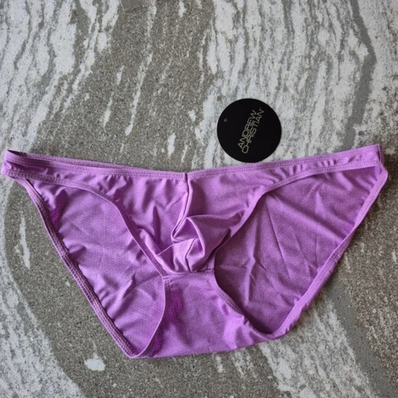 Andrew Christian Men's Deep V-CUT Brief Underwear New Size XL - Picture 2 of 3